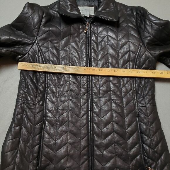 Lambskin Worthington Women's lamb skin leather jacket Size Medium - Picture 14 of 14